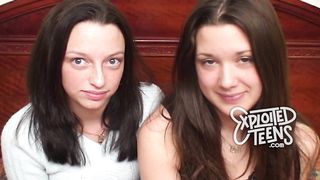 teen threesome with hairy pussies