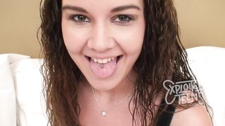 Sexy teen wwith big tits stars in her debut fuck video!