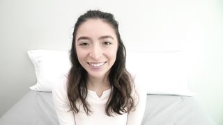 Barely legal teen makes her first porn video