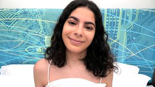 18 year old high school senior shoots her first porn!